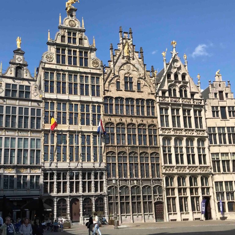 Gildehäuser am Grote Markt in Antwerpen